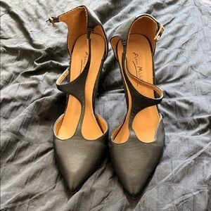 Michele Black Strappy Heels